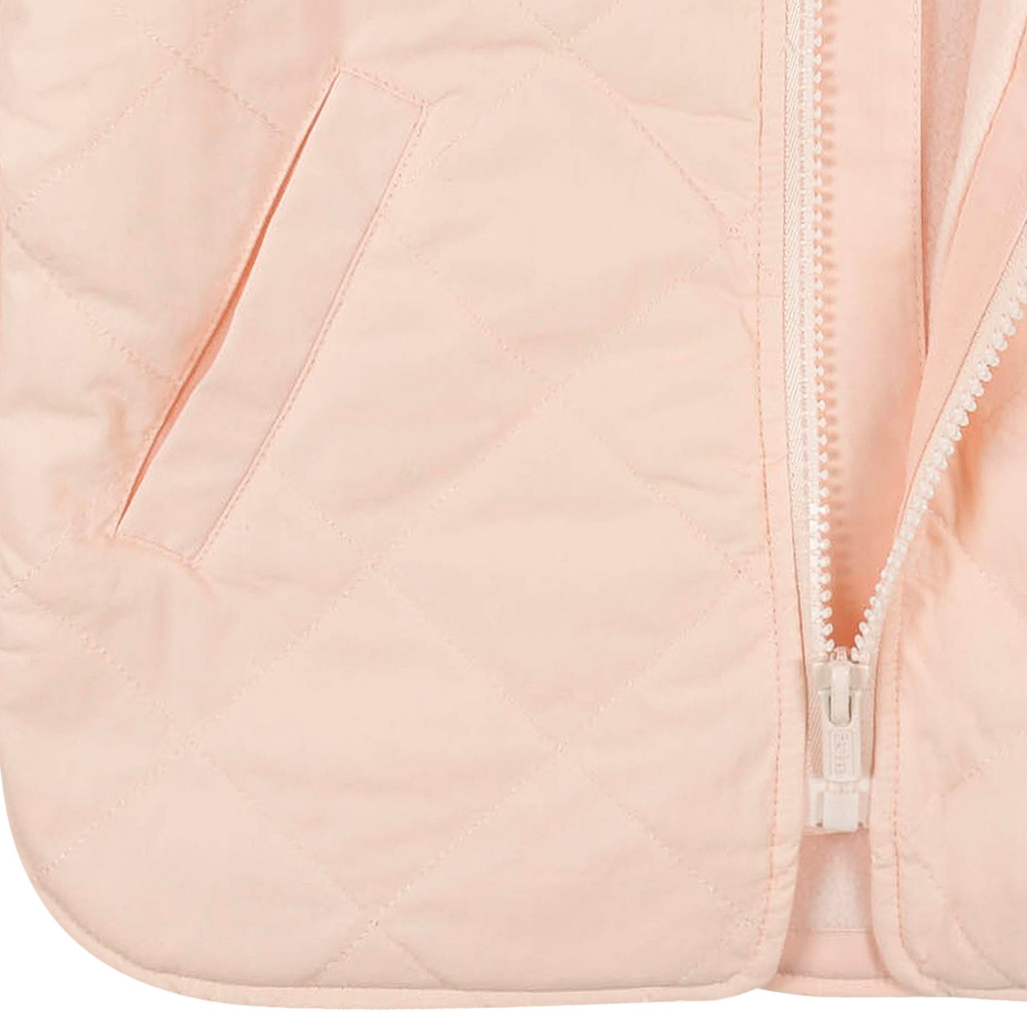 Girls Pink Quilted Jacket
