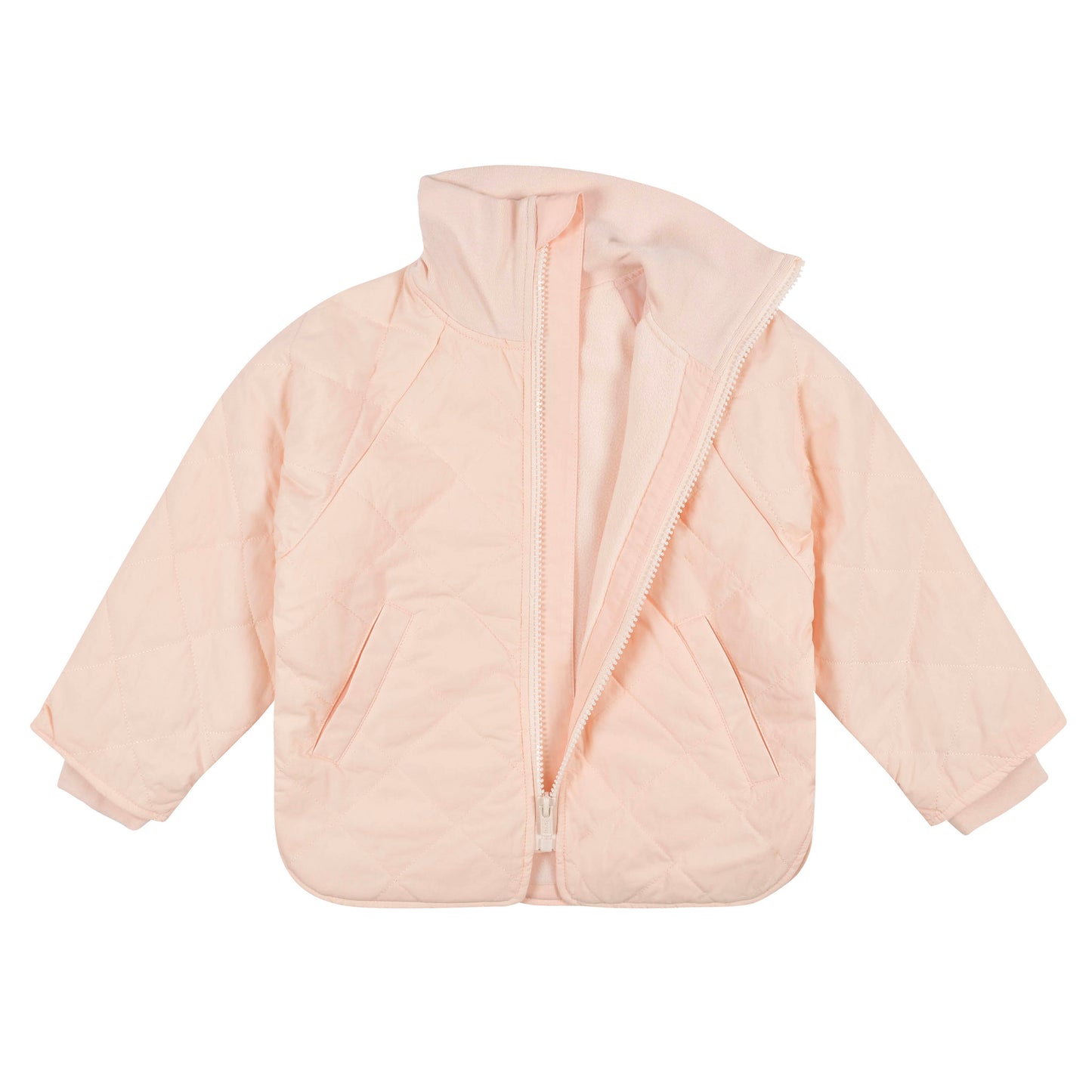 Girls Pink Quilted Jacket