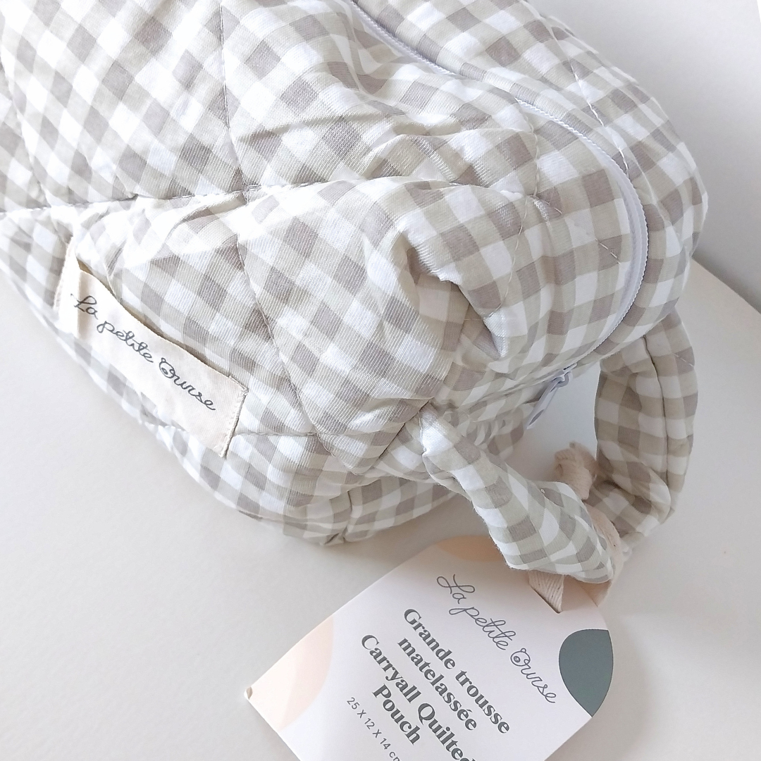 Quilted Toiletry Bag