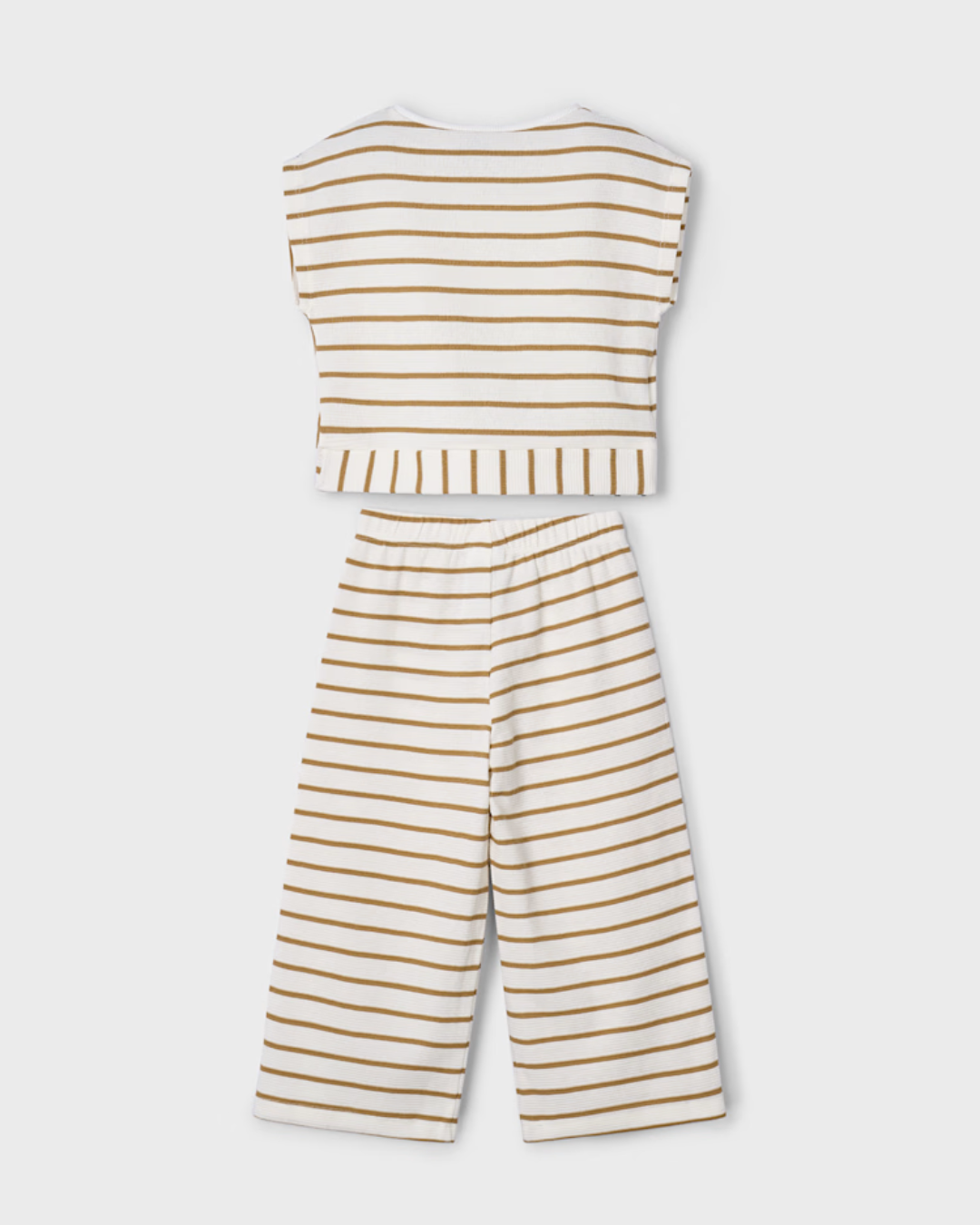 Girl Striped T-Shirt and Pants Set