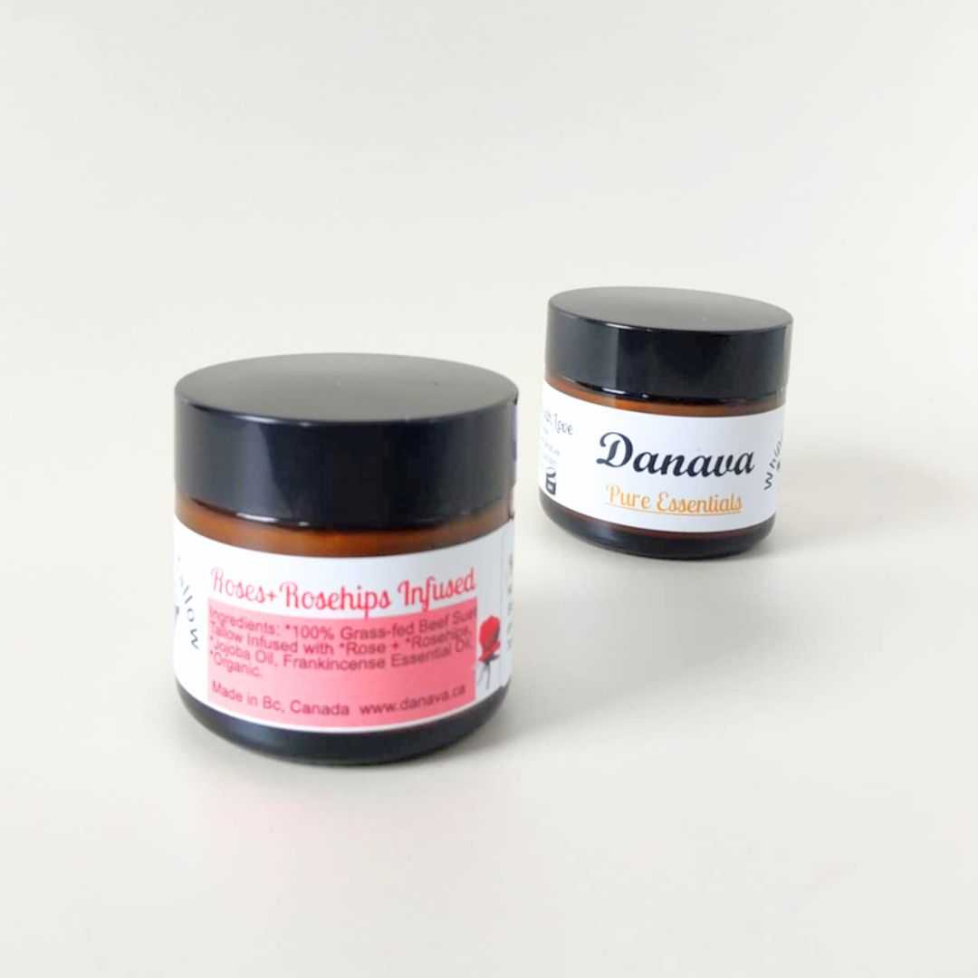 Danava Pure Essentials Rose + Rosehips Whipped Tallow