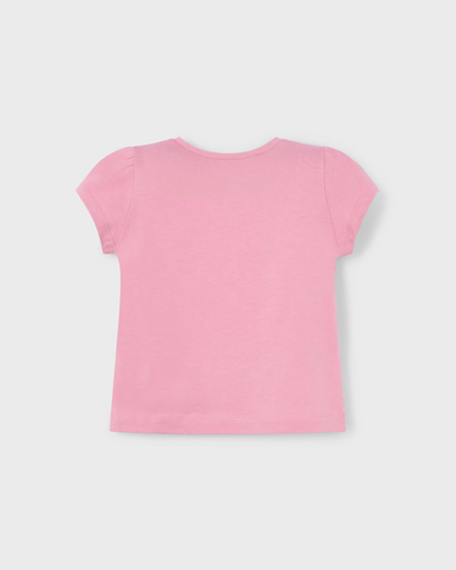 Girl Blush T-Shirt with Vest