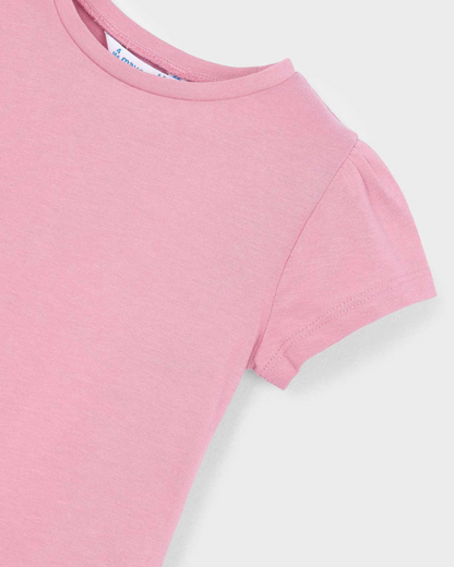 Girl Blush T-Shirt with Vest