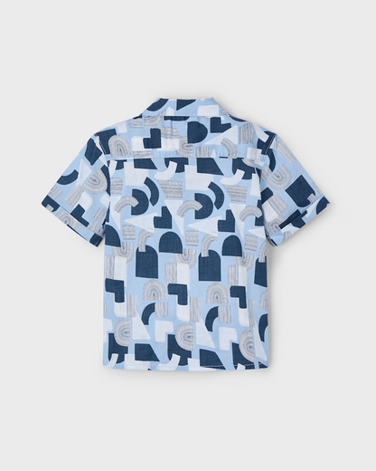 Boy Pearl Casual Printed Shirt