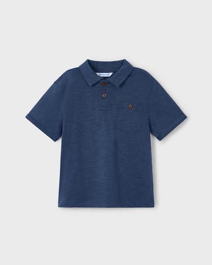 Boy Midnight Lightweight Fabric Polo Shirt